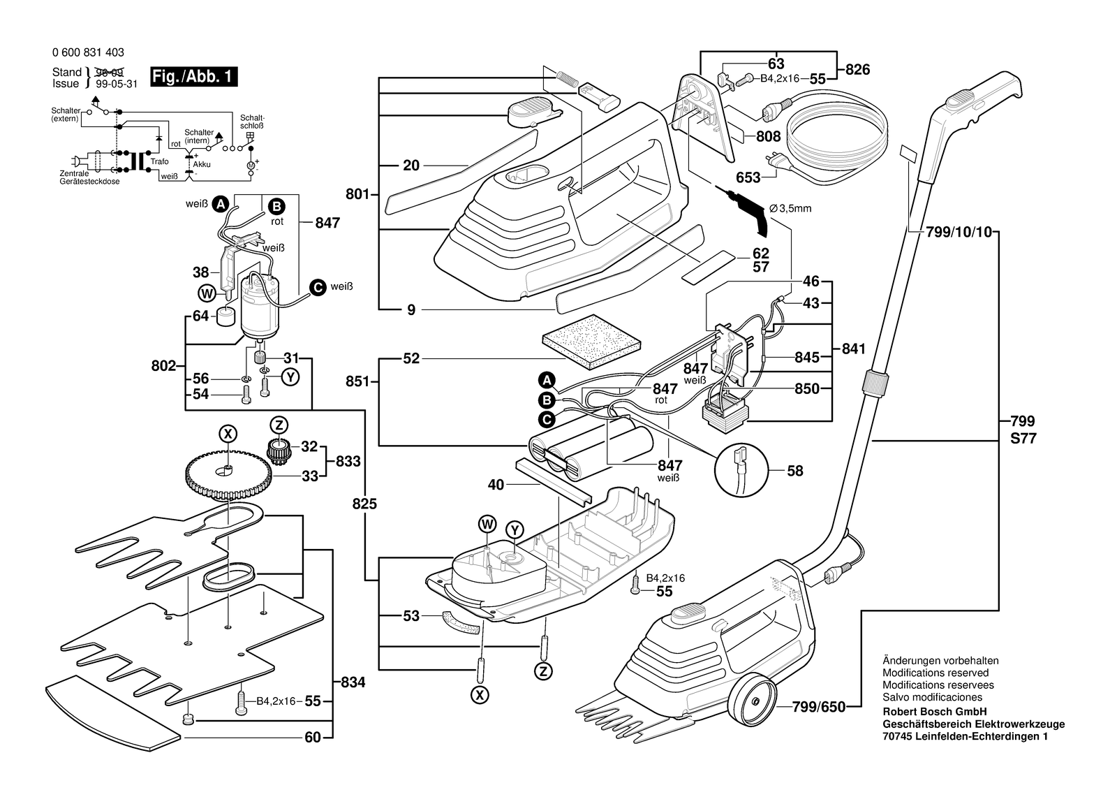 Bosch AGS 10-6 parts diagram, sheet 1