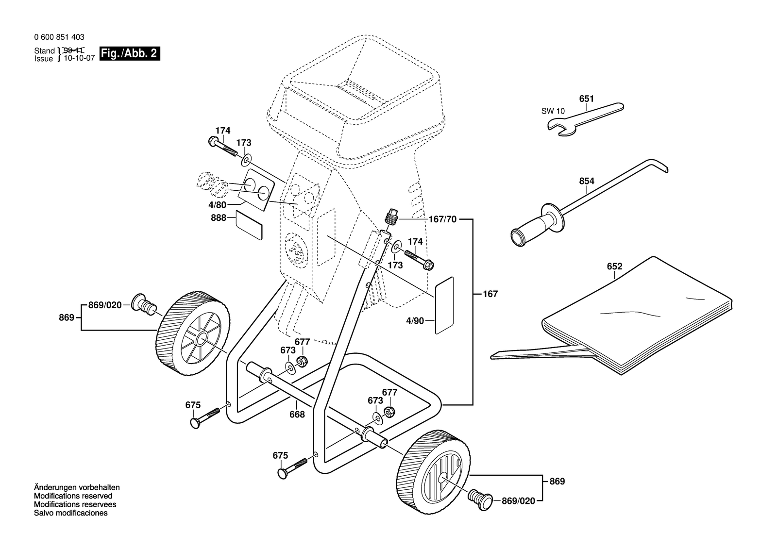 Bosch AXT 1800 HP parts diagram, sheet 2