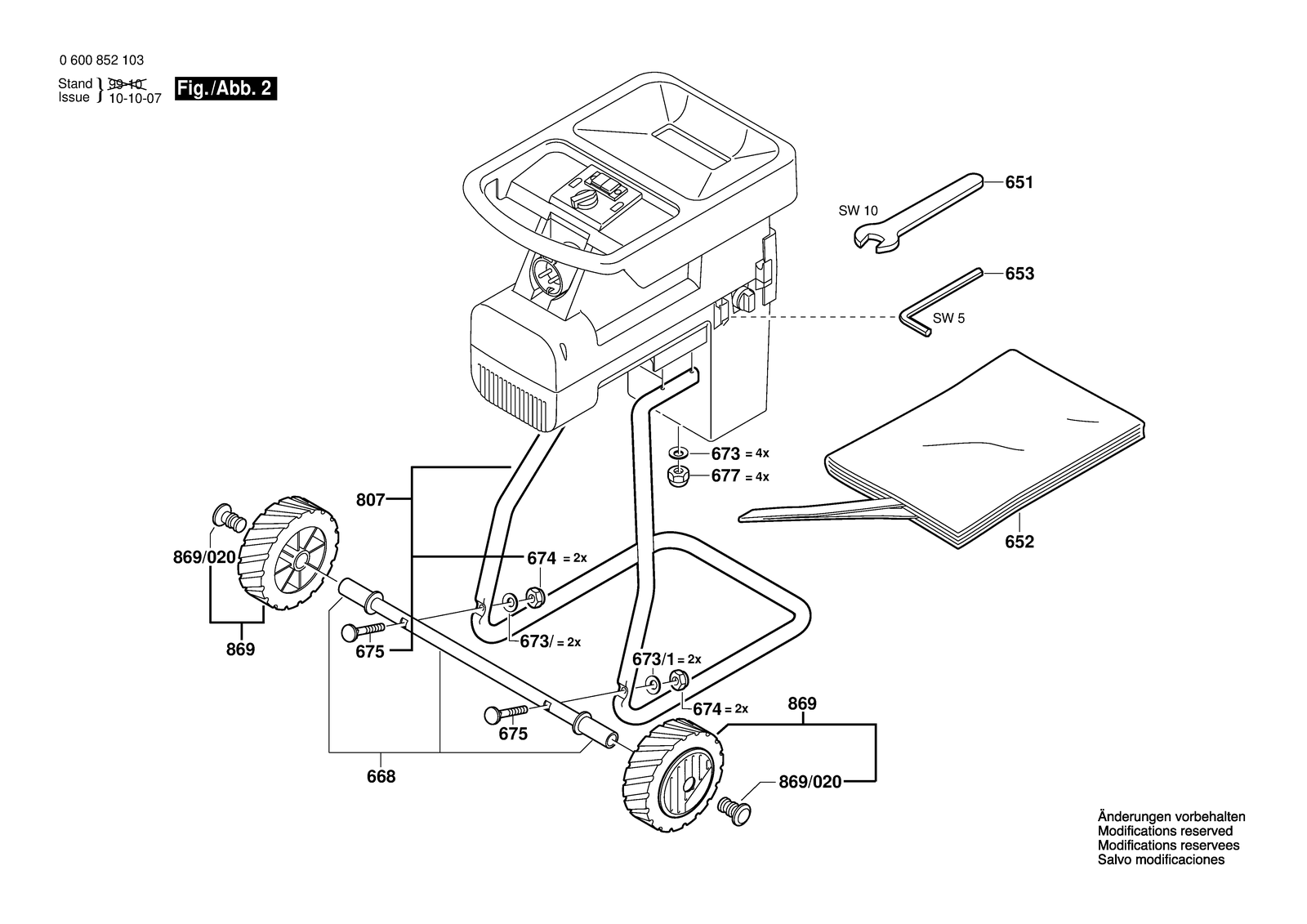 Bosch AXT 2500 HP parts diagram, sheet 2