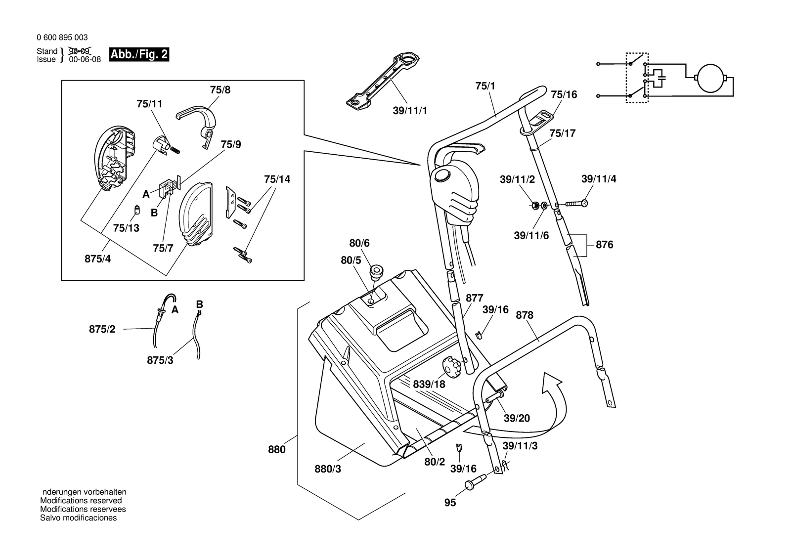 Bosch AMR 30 parts diagram, sheet 2