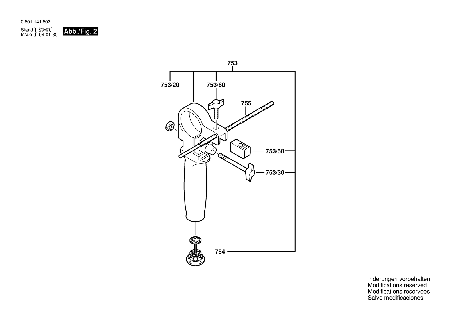 Bosch GSB 18 parts diagram, sheet 2