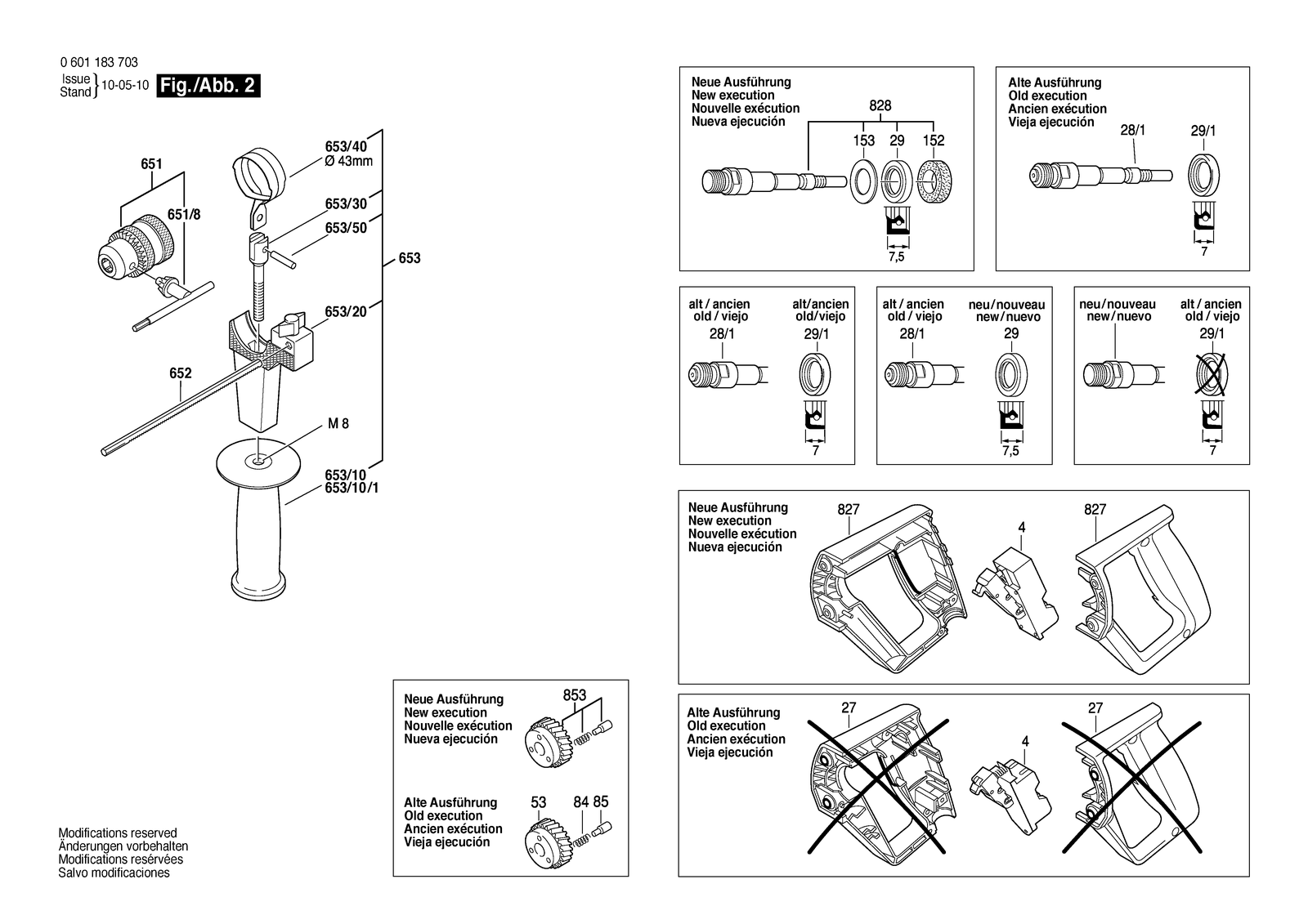 Bosch 1183.7 parts diagram, sheet 2