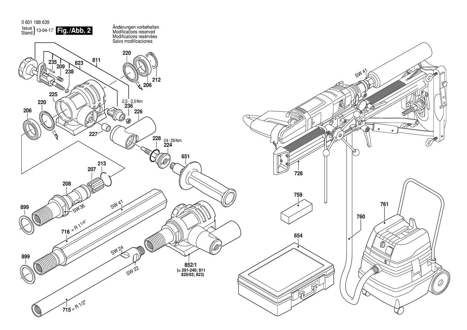 Bosch 1188 EVSD parts diagram, sheet 2
