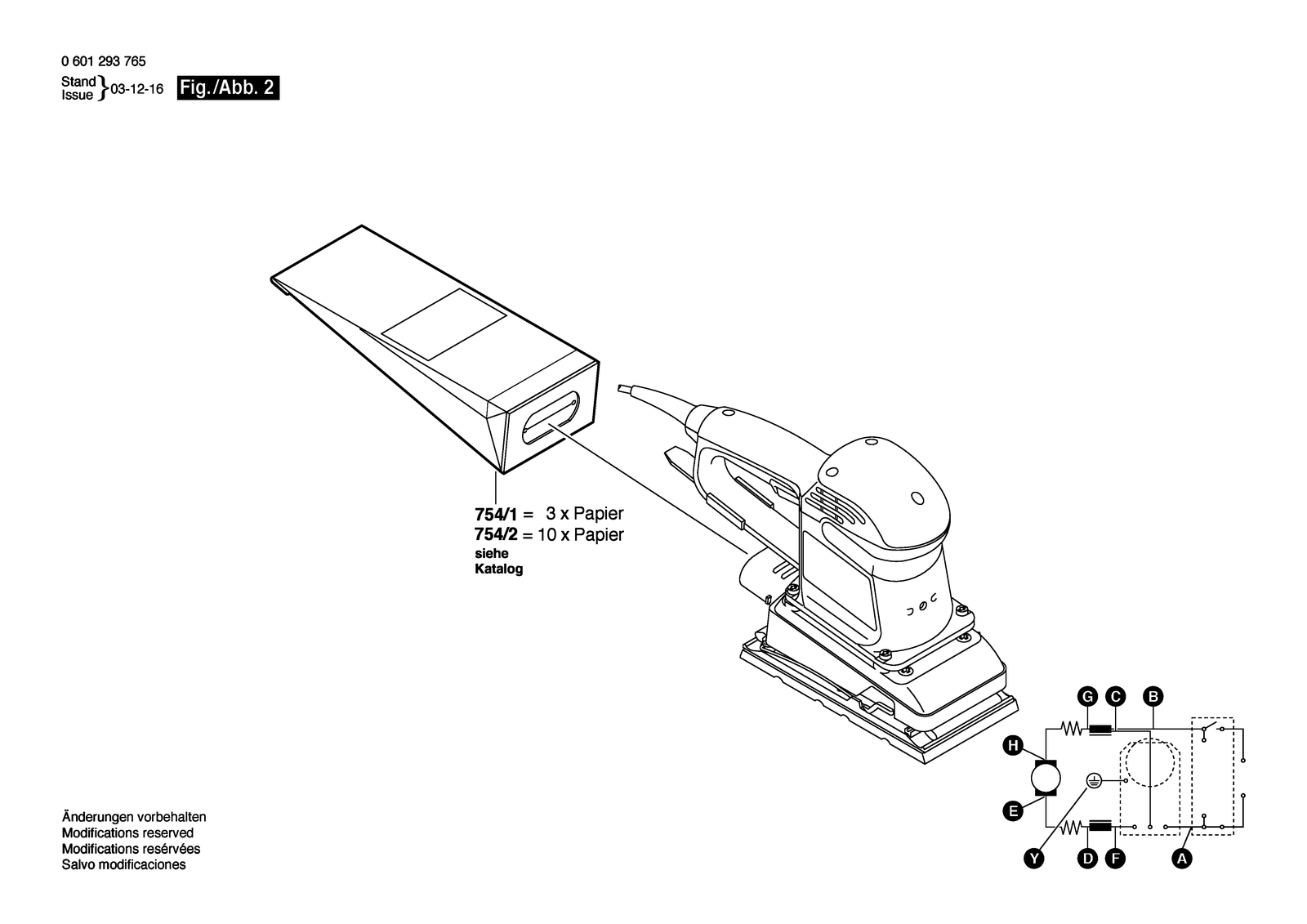 Bosch BOS-280 parts diagram, sheet 2