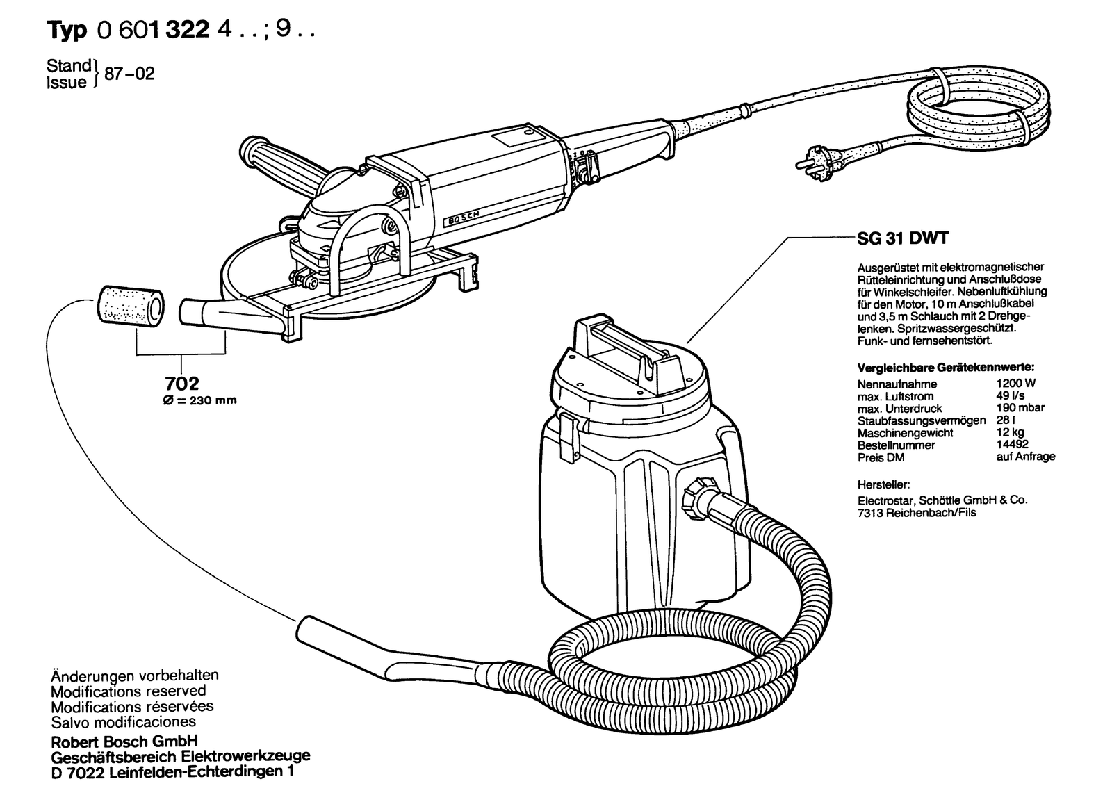 Bosch 1322.4 parts diagram, sheet 3