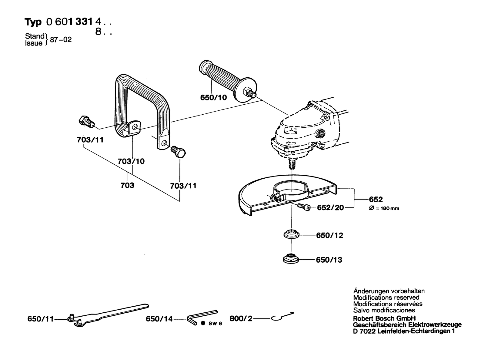 Bosch 1331.4 parts diagram, sheet 4