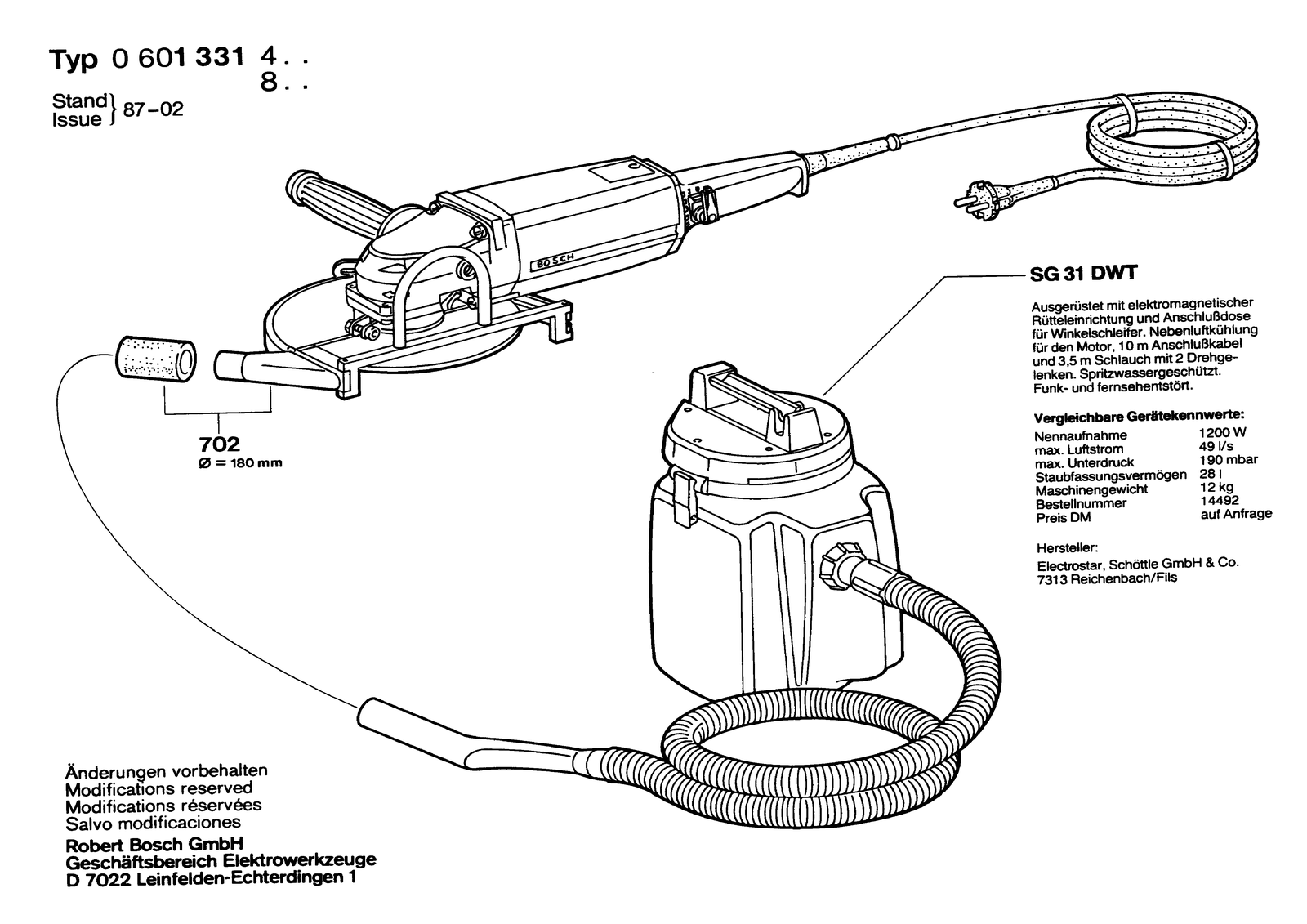 Bosch 1331.4 parts diagram, sheet 5