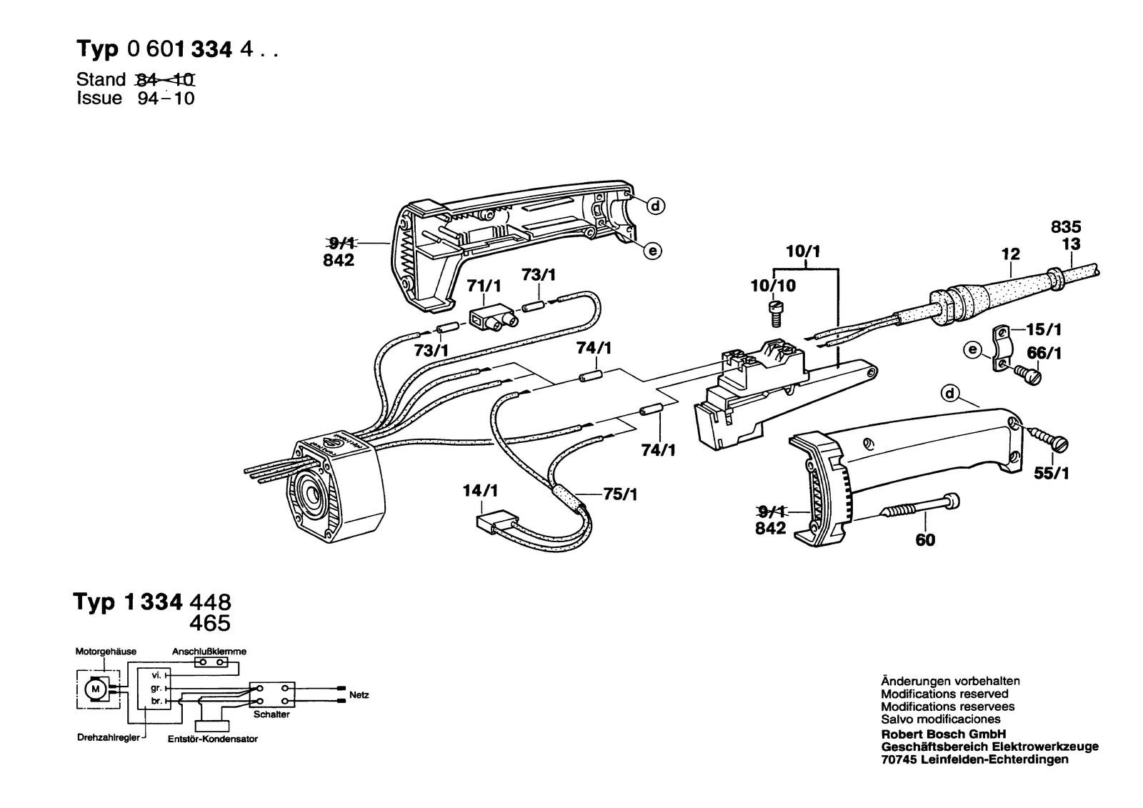 Bosch 1334.4 parts diagram, sheet 3