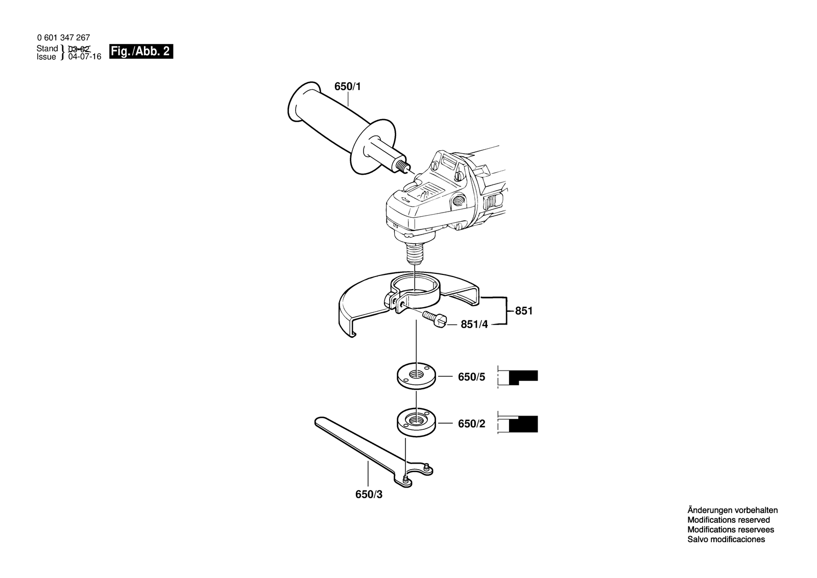 Bosch 1347A parts diagram, sheet 2