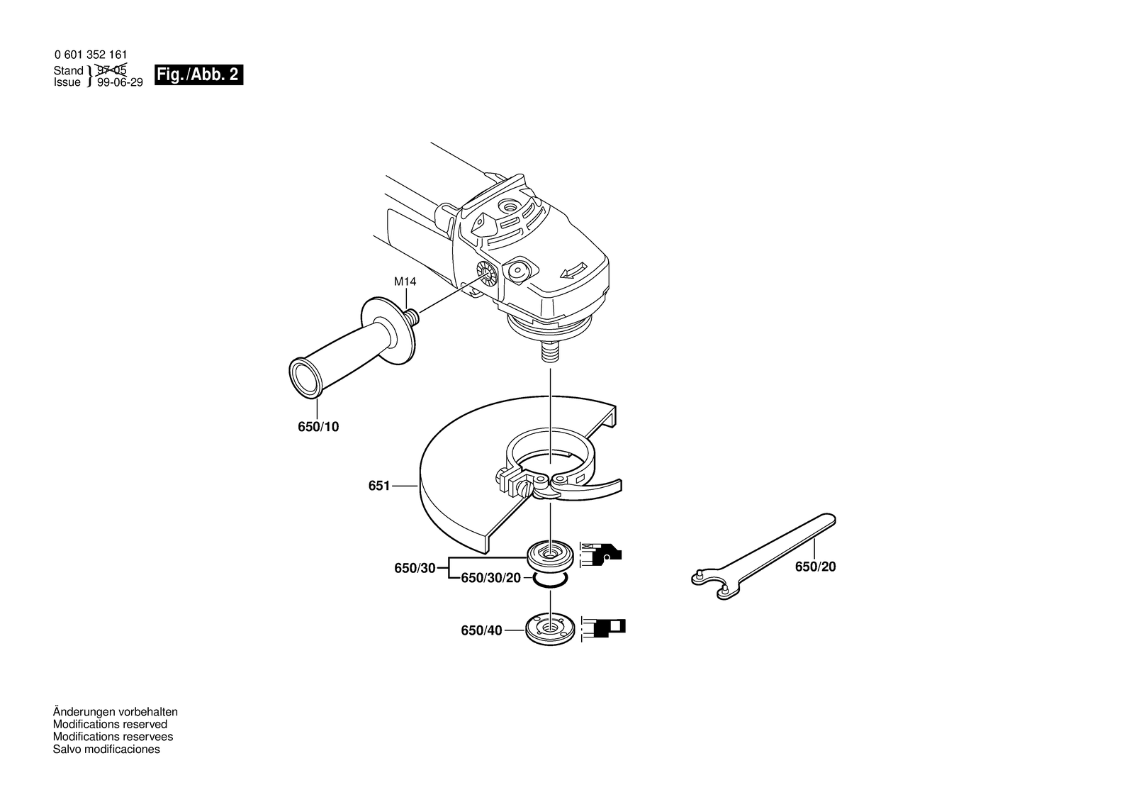Bosch A-230 parts diagram, sheet 2
