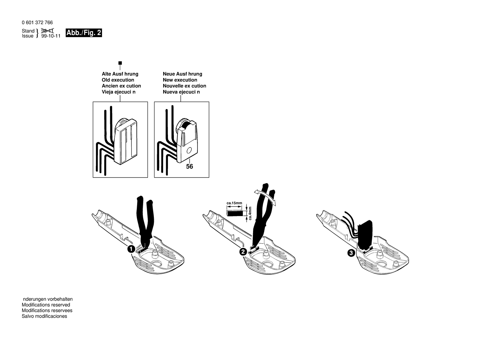 Bosch EX 150 AC parts diagram, sheet 2