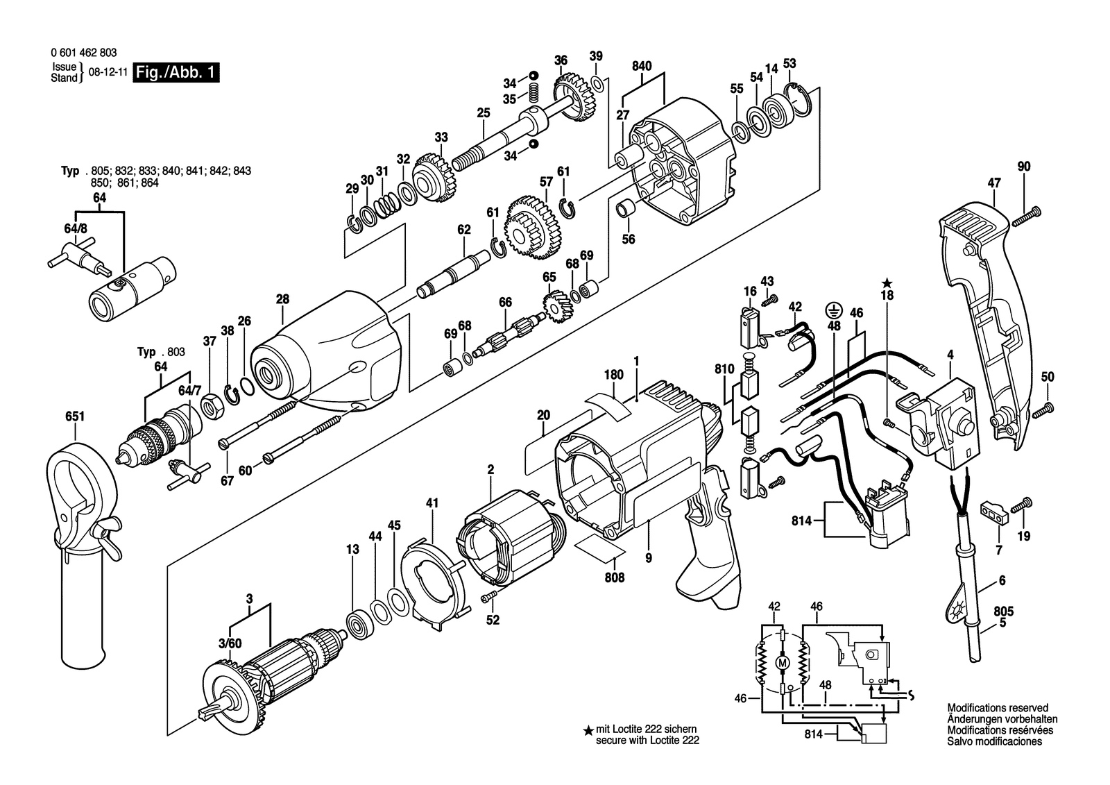 Bosch GGW 10 E parts diagram, sheet 1