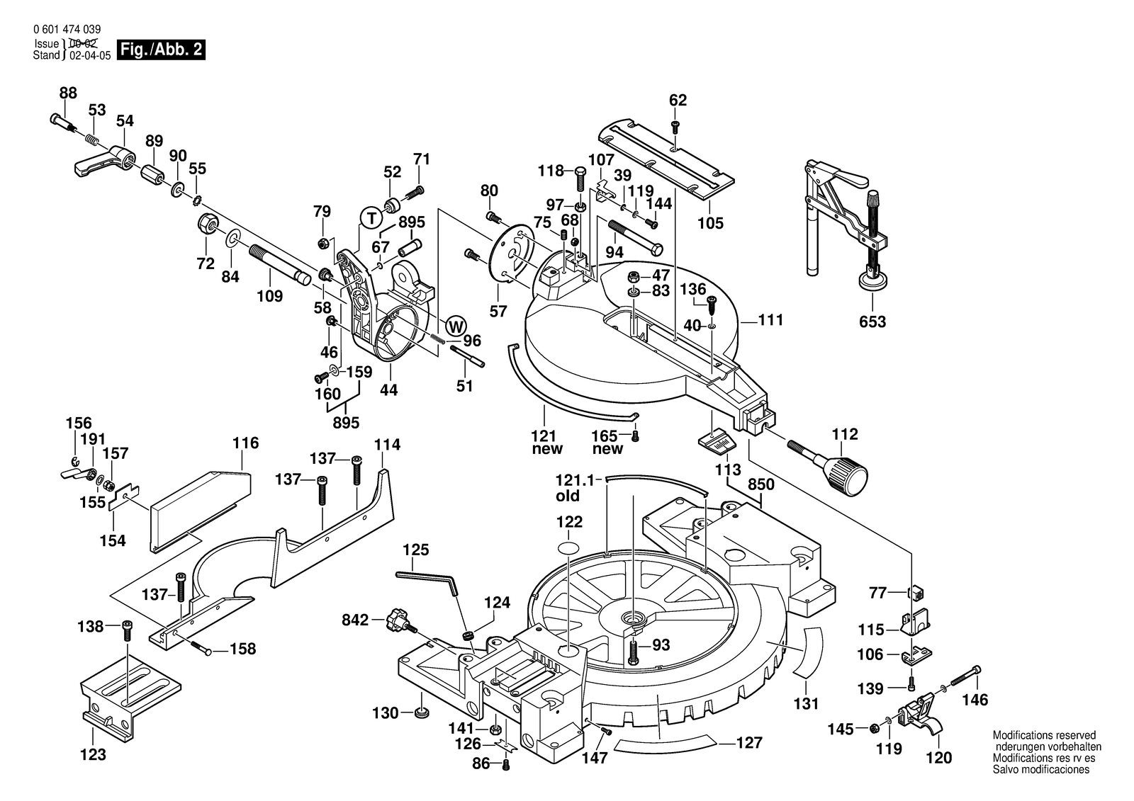 Bosch 3912 parts diagram, sheet 2