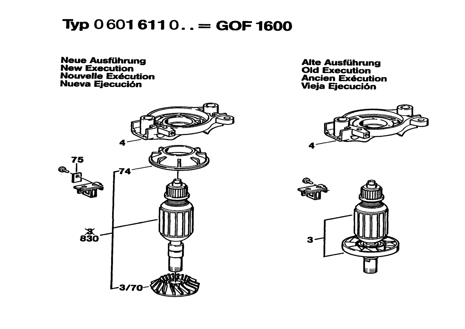 Bosch GOF 1600 parts diagram, sheet 3