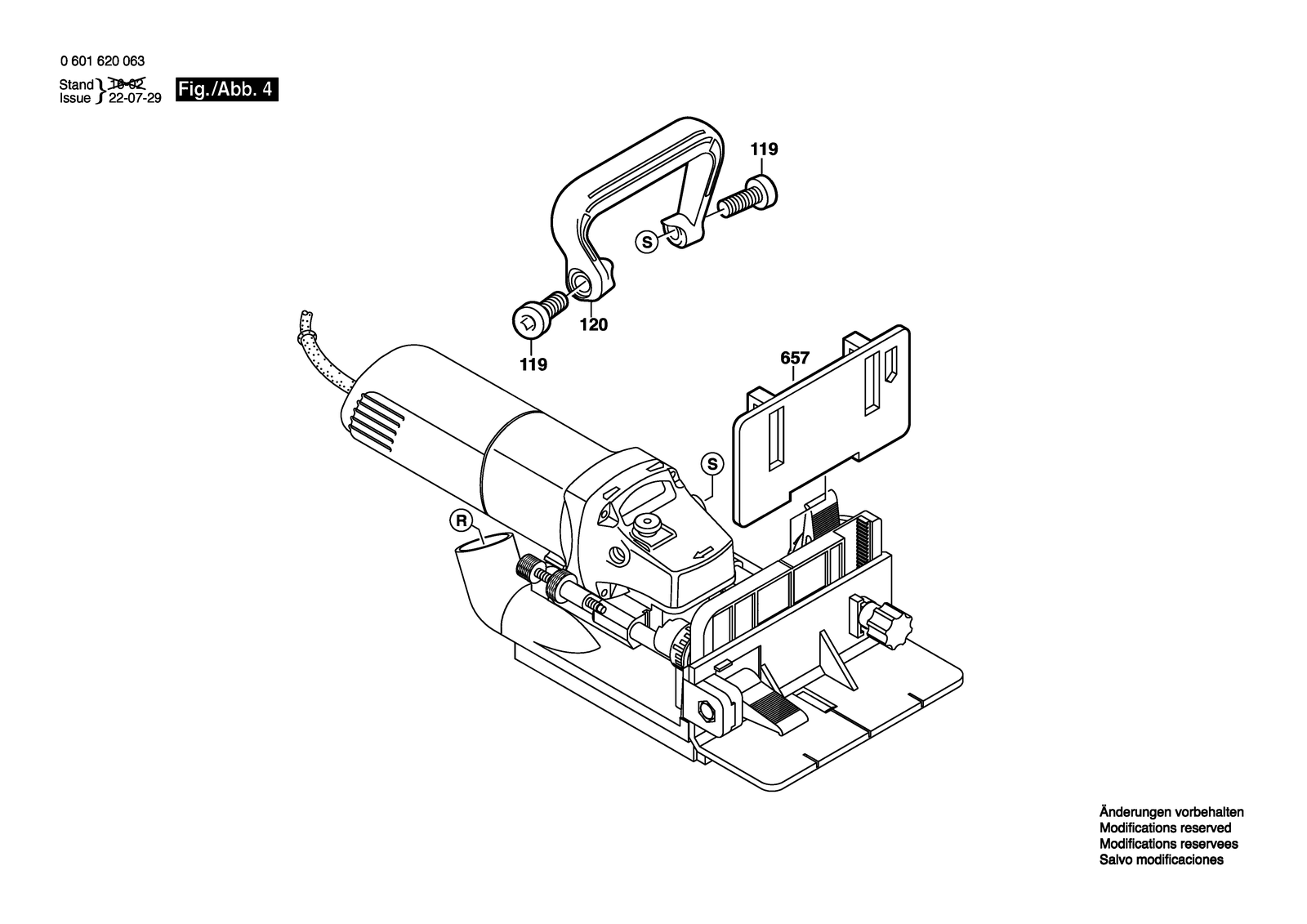 Bosch GFF 22 A parts diagram, sheet 4