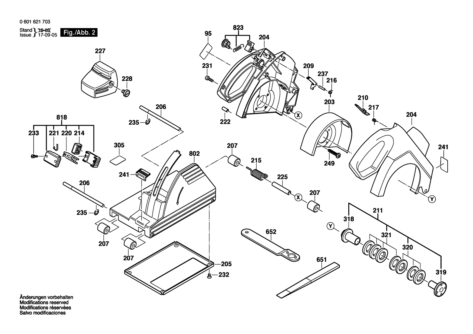 Bosch BWC 35 parts diagram, sheet 2