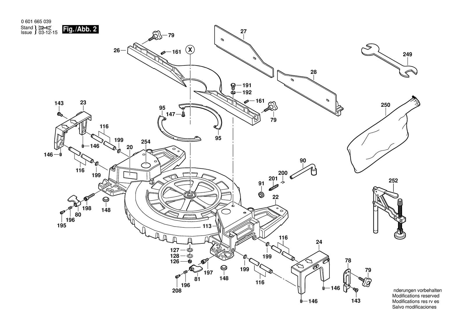 Bosch 4412 parts diagram, sheet 2