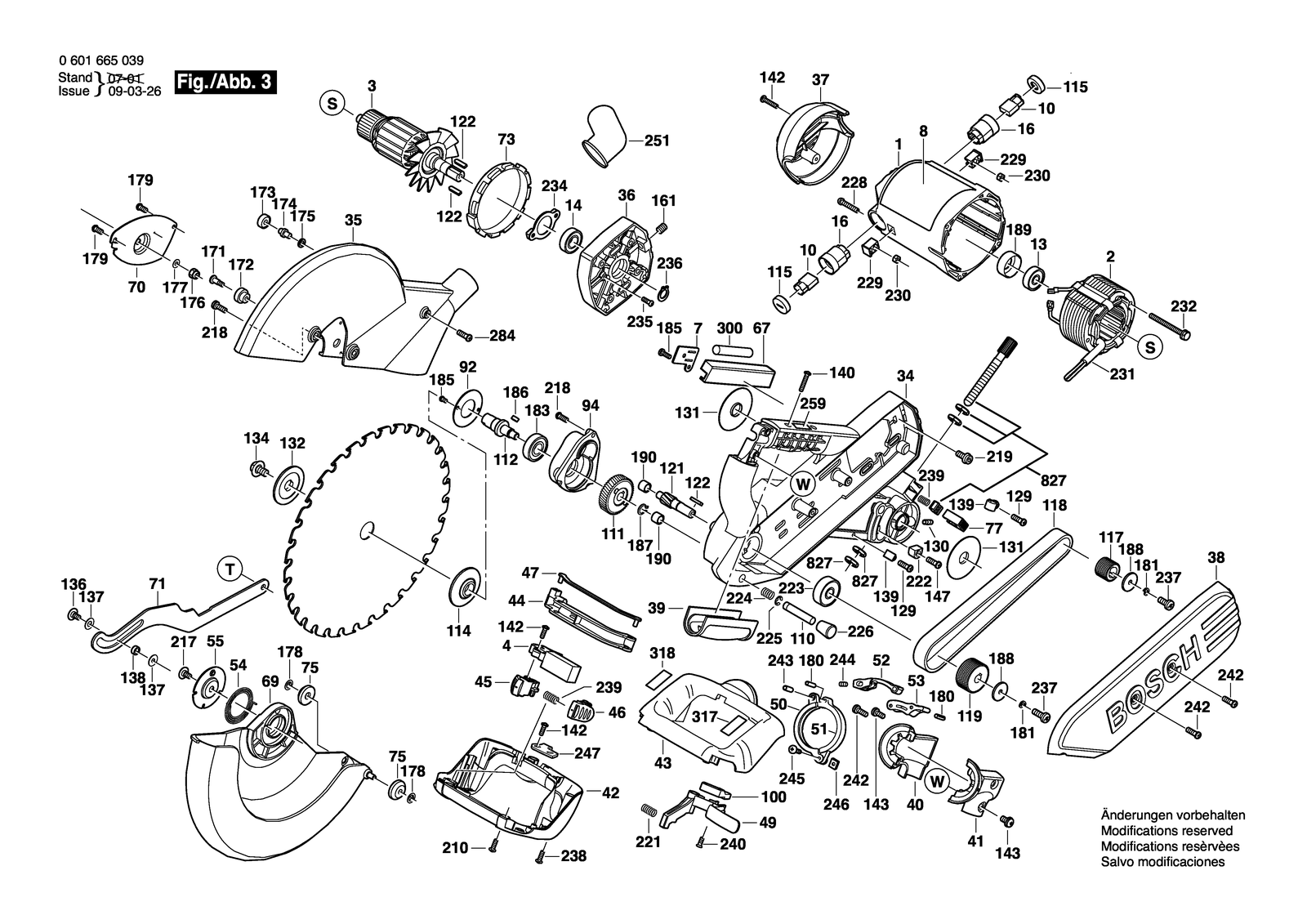 Bosch 4412 parts diagram, sheet 3