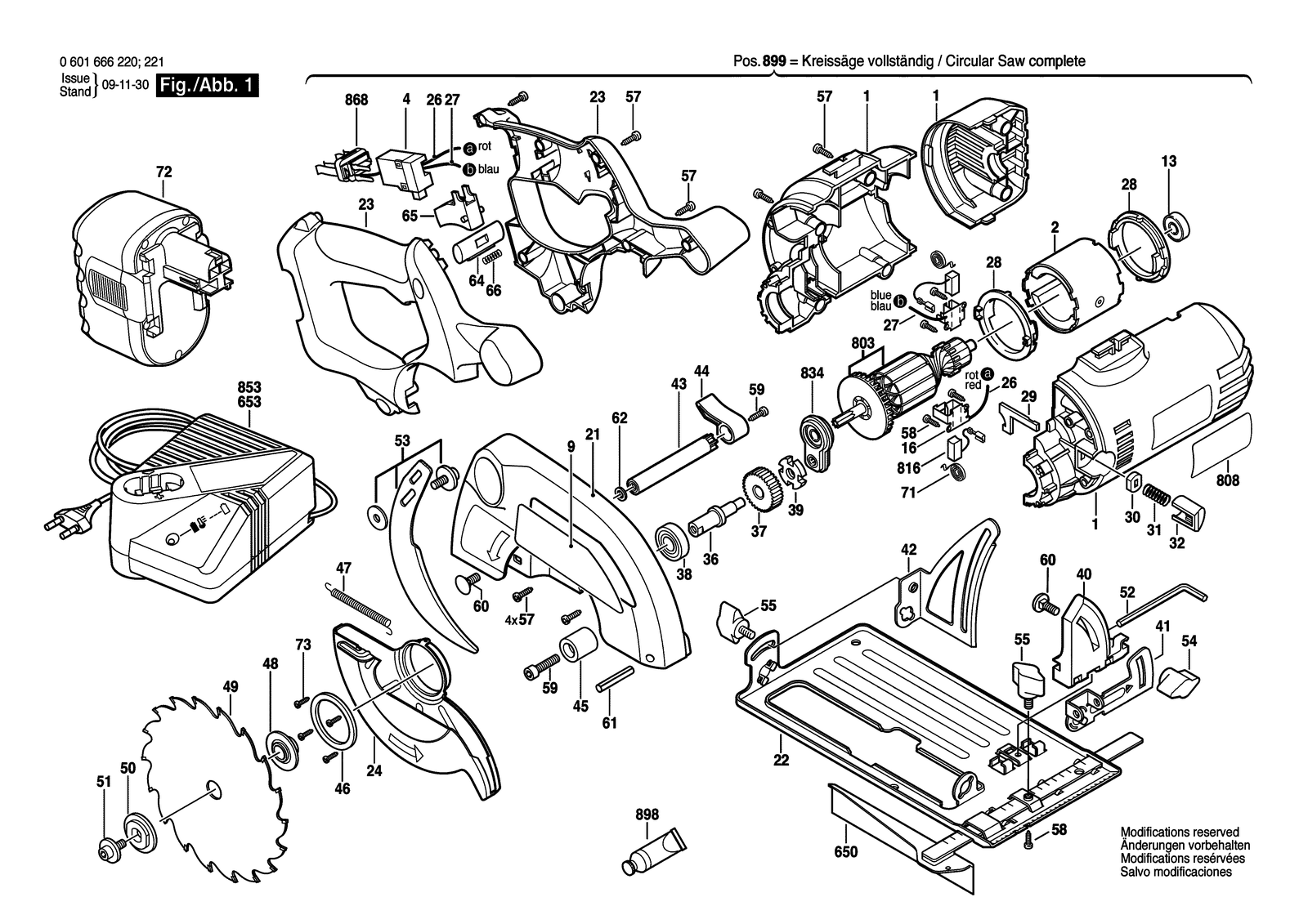 Bosch KS 24 VE parts diagram, sheet 1