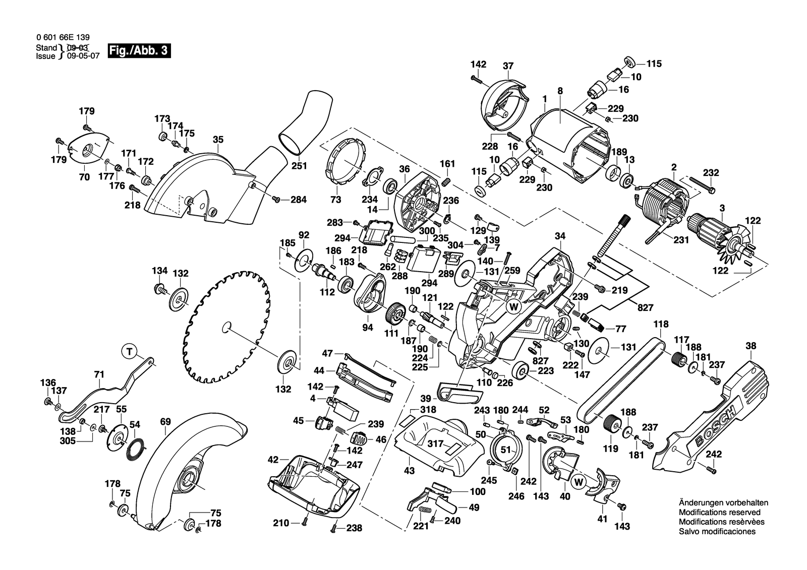 Bosch 4410 parts diagram, sheet 3