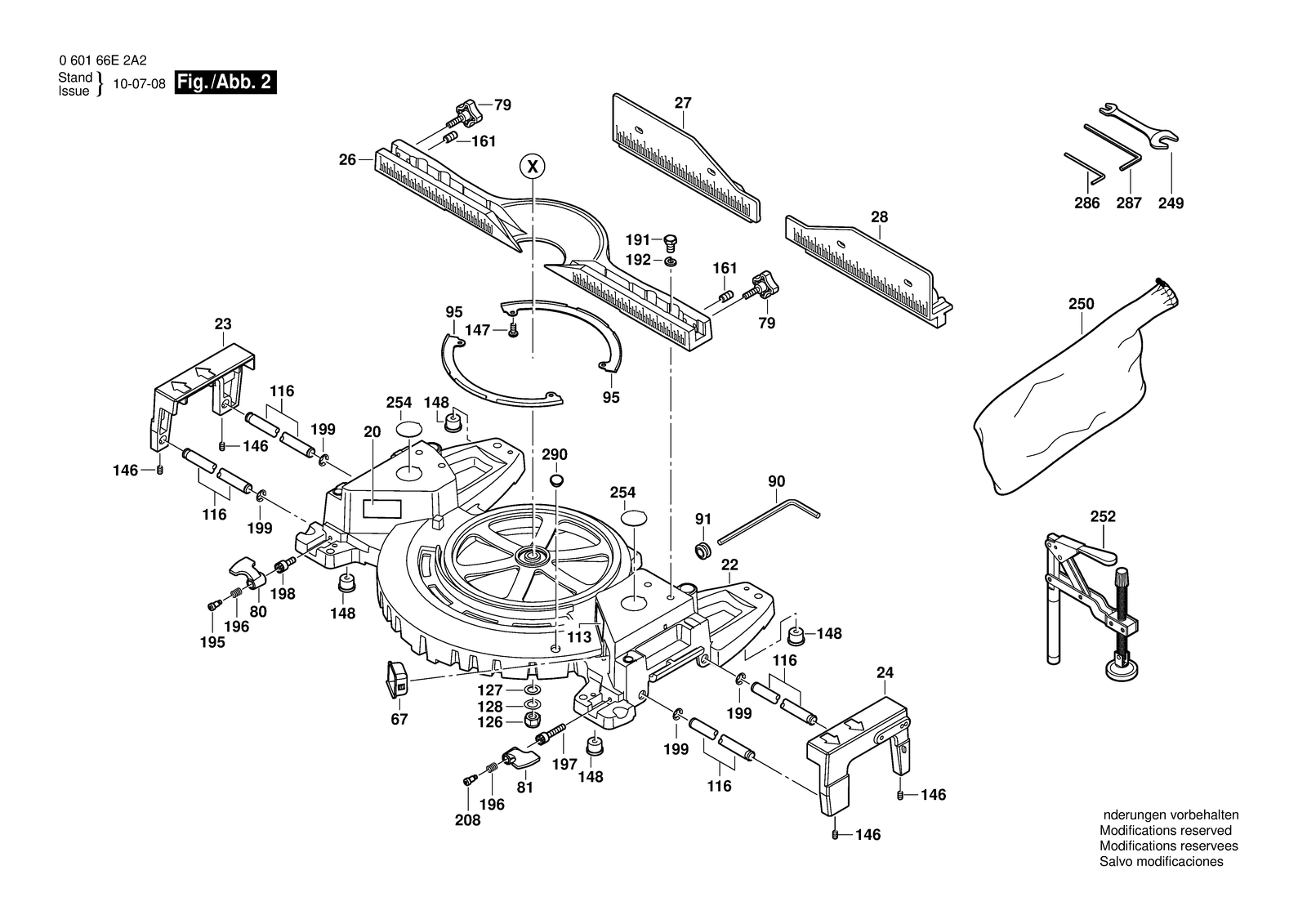 Bosch 4310 parts diagram, sheet 2