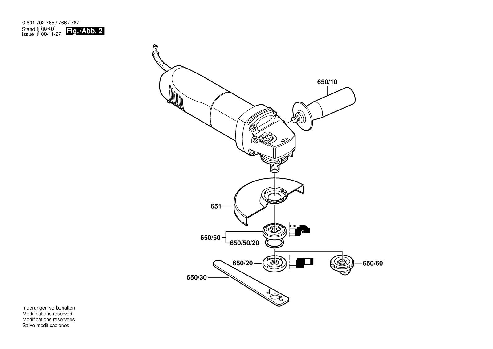 Bosch EWS 125 parts diagram, sheet 2