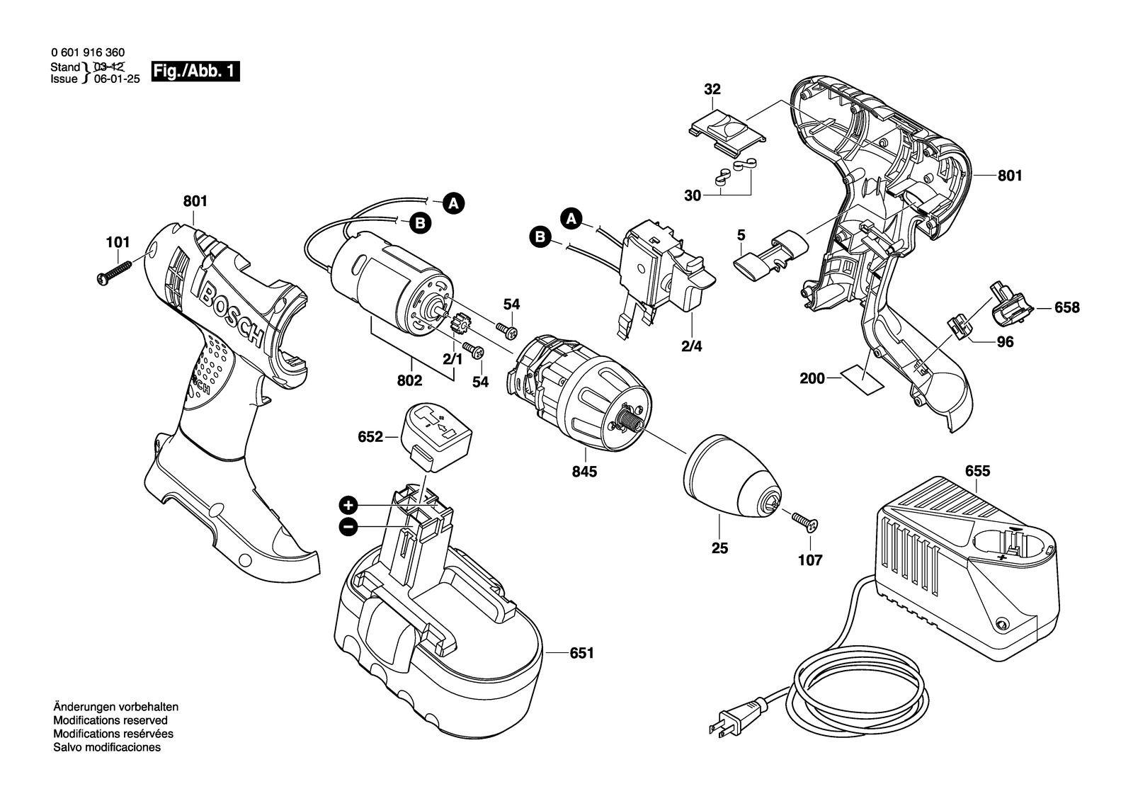 Bosch 32618 parts diagram, sheet 1