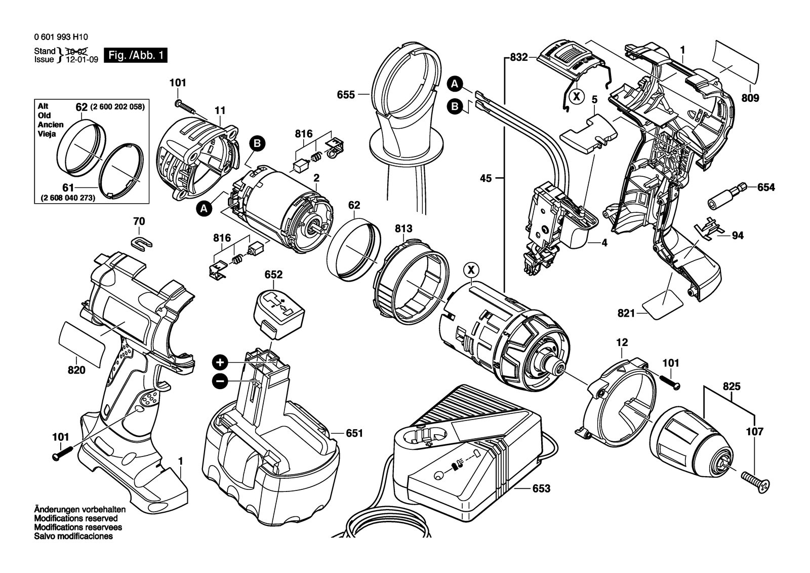 Bosch 35614 parts diagram, sheet 1