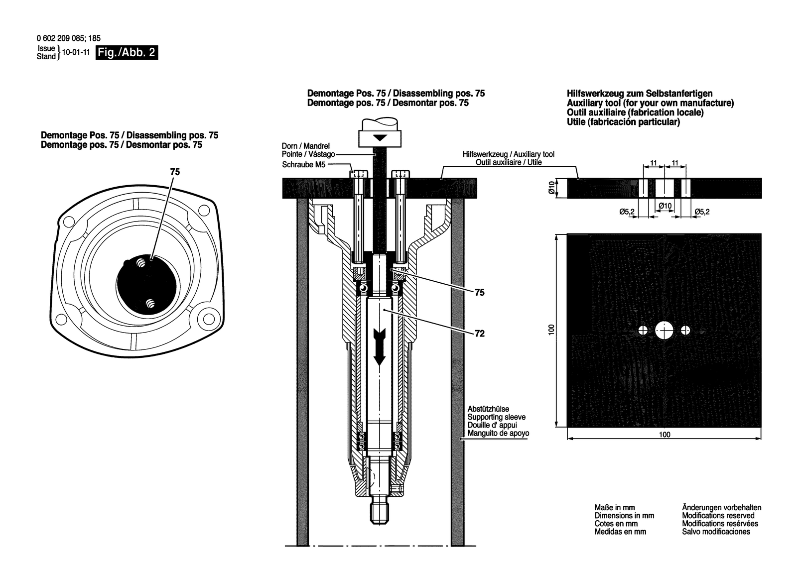 Bosch HGS 65/50 parts diagram, sheet 2