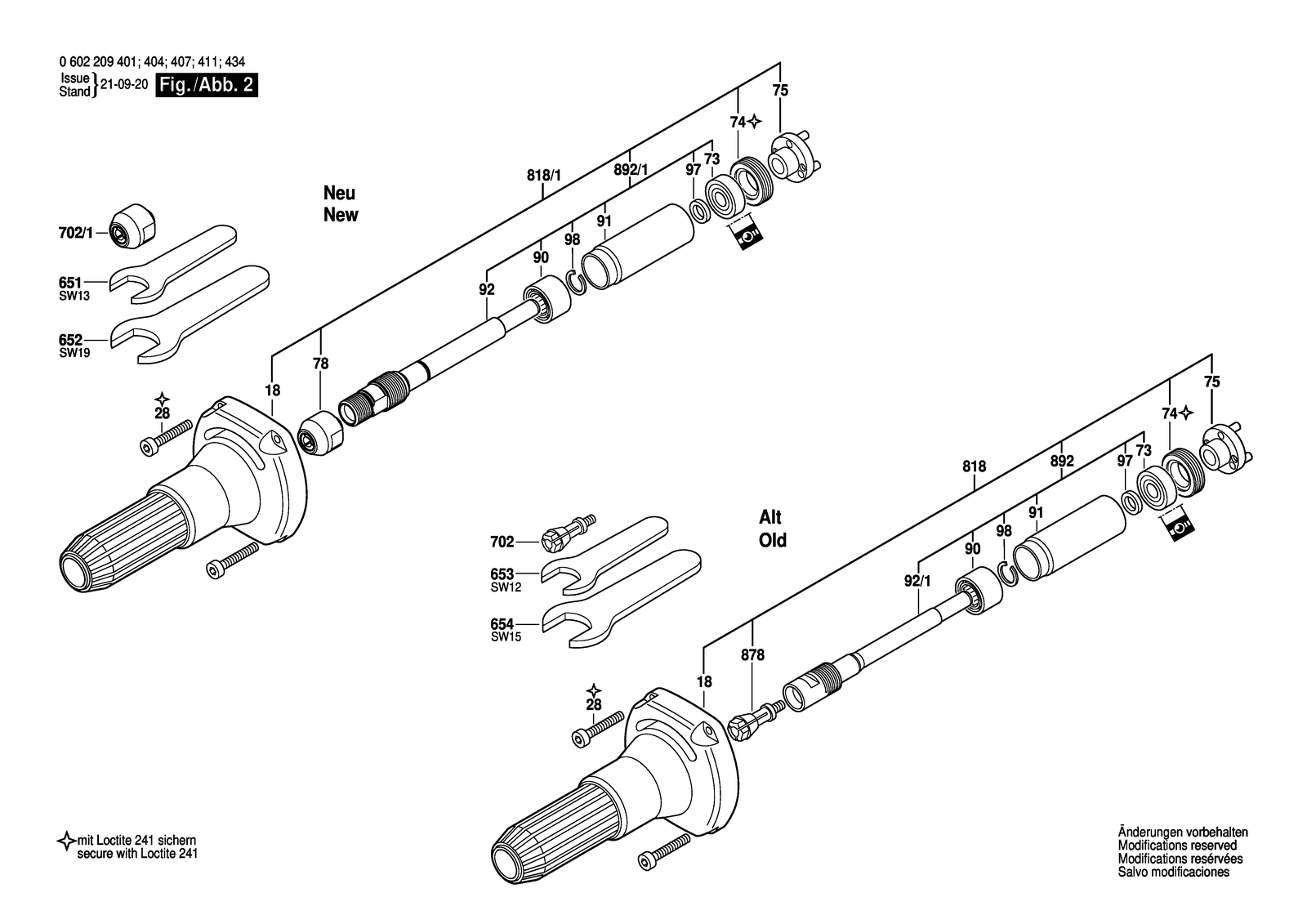 Bosch HGS 65/50 parts diagram, sheet 2