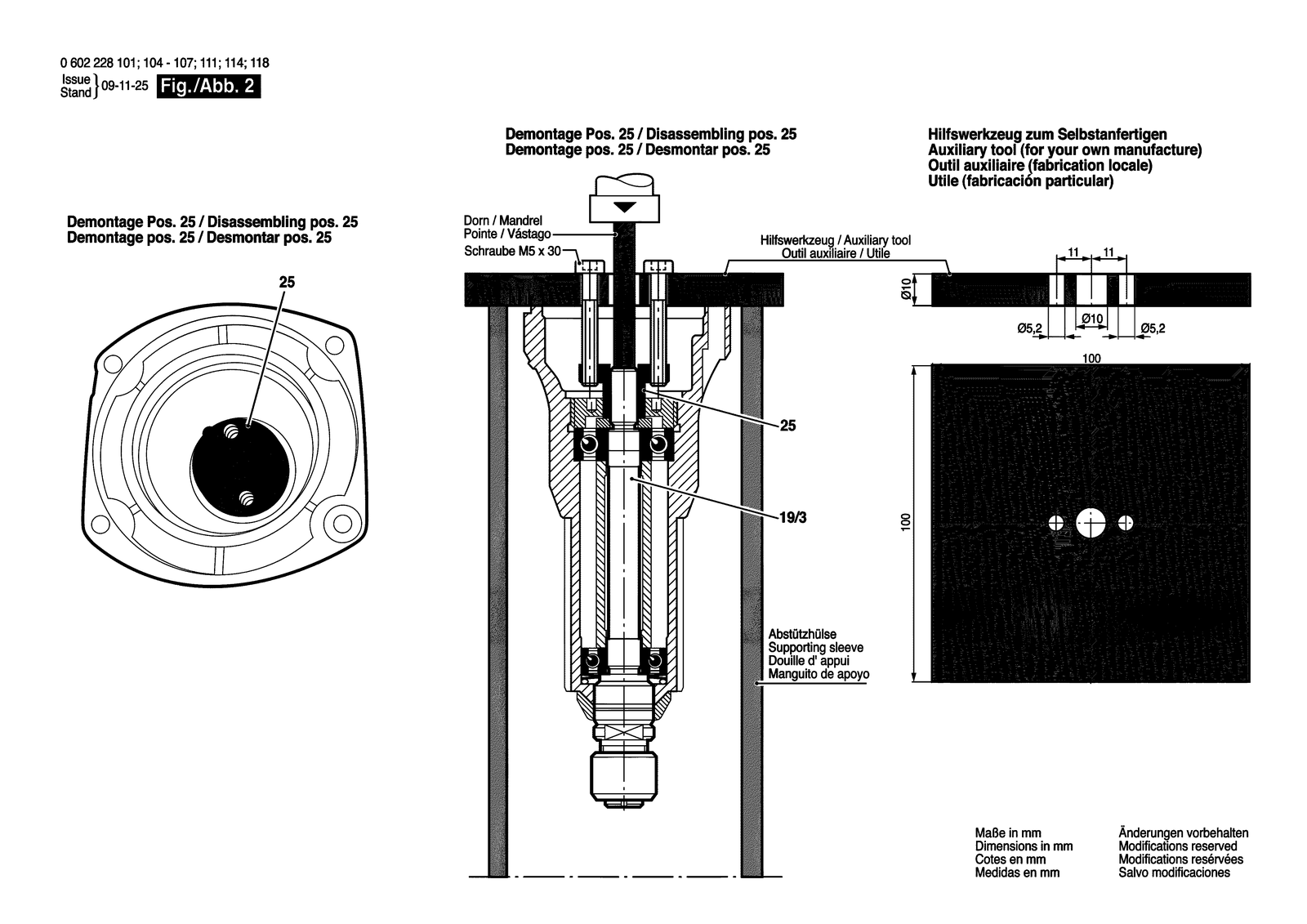Bosch 0602228101 parts diagram, sheet 2