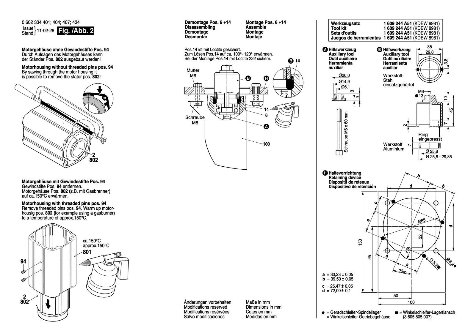 Bosch HWS 810/230 parts diagram, sheet 2