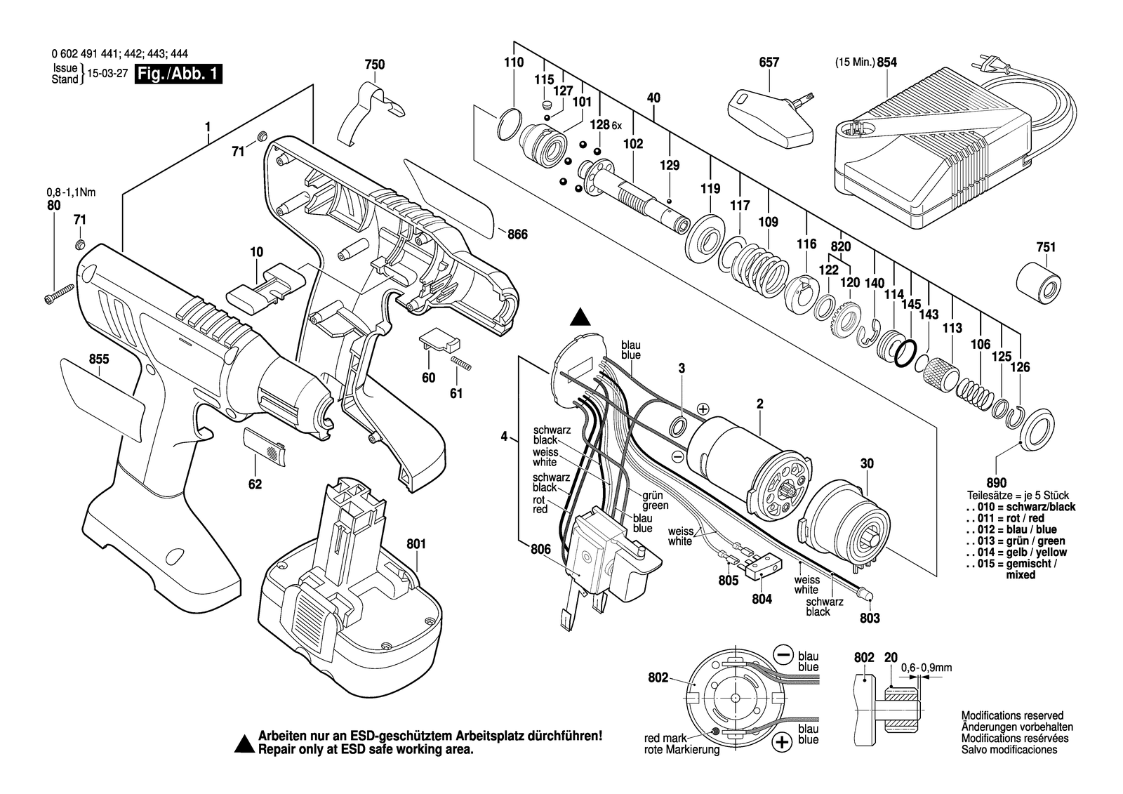 Bosch BT EXACT12 parts diagram, sheet 1