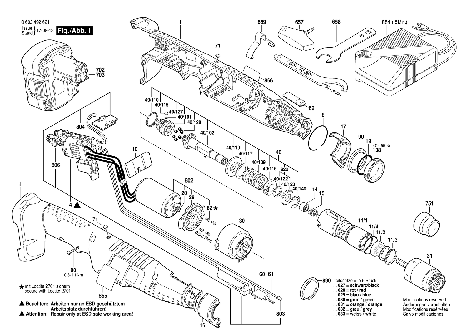 Bosch ANGLE EXACT 30-300 parts diagram, sheet 1