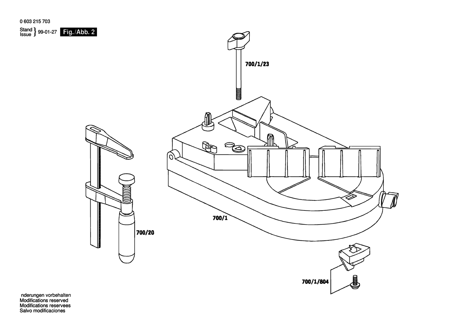 Bosch PFS 280 E parts diagram, sheet 2