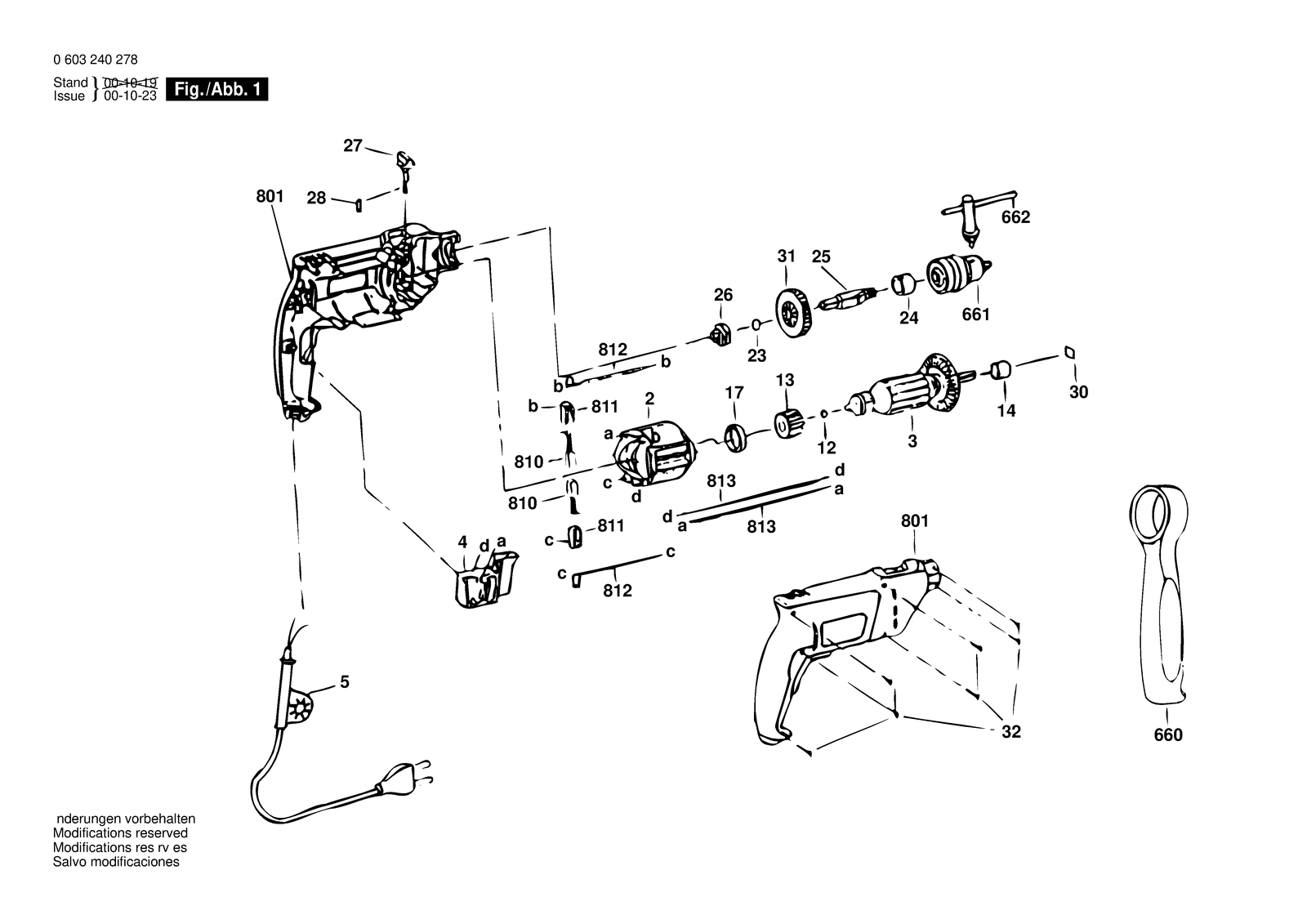 Bosch MAGNUN parts diagram, sheet 1