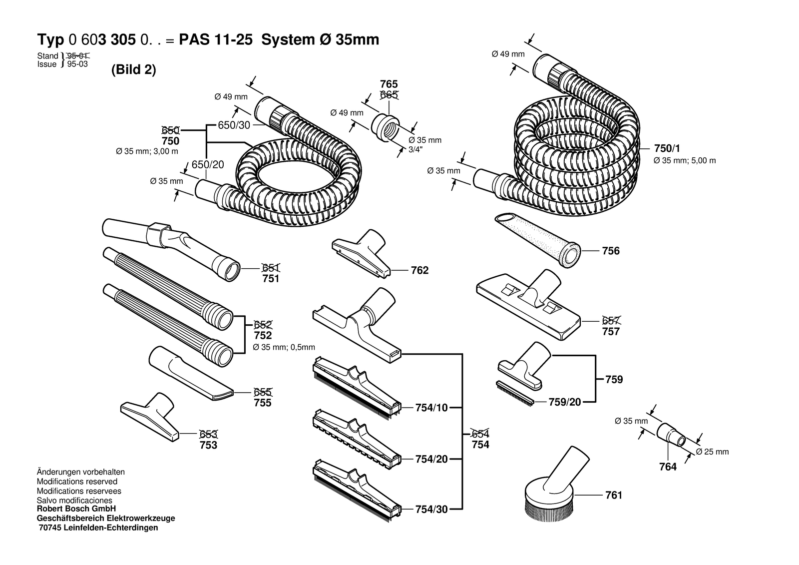 Bosch PAS 11-25 parts diagram, sheet 2