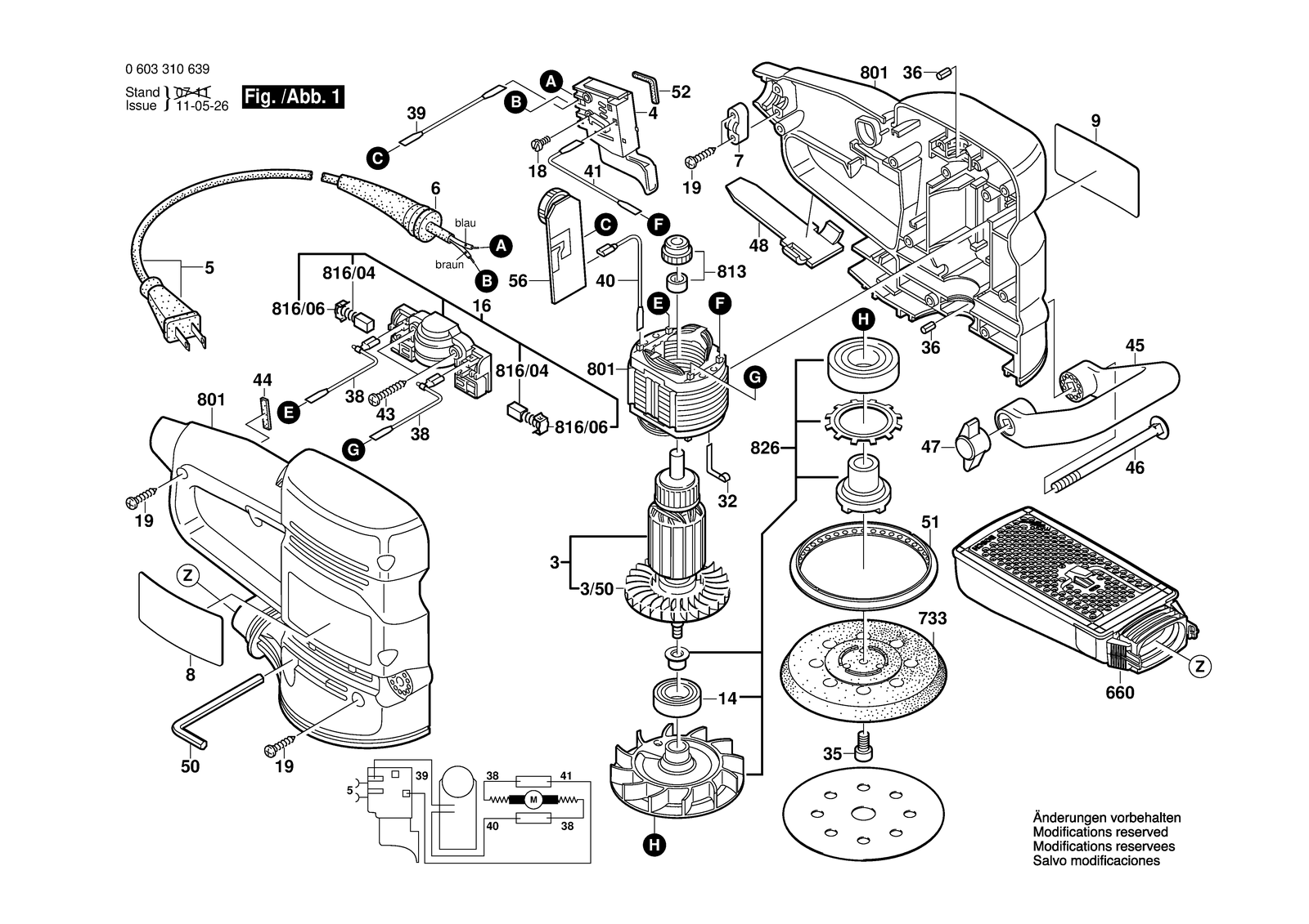 Bosch 3107 DVS parts diagram, sheet 1