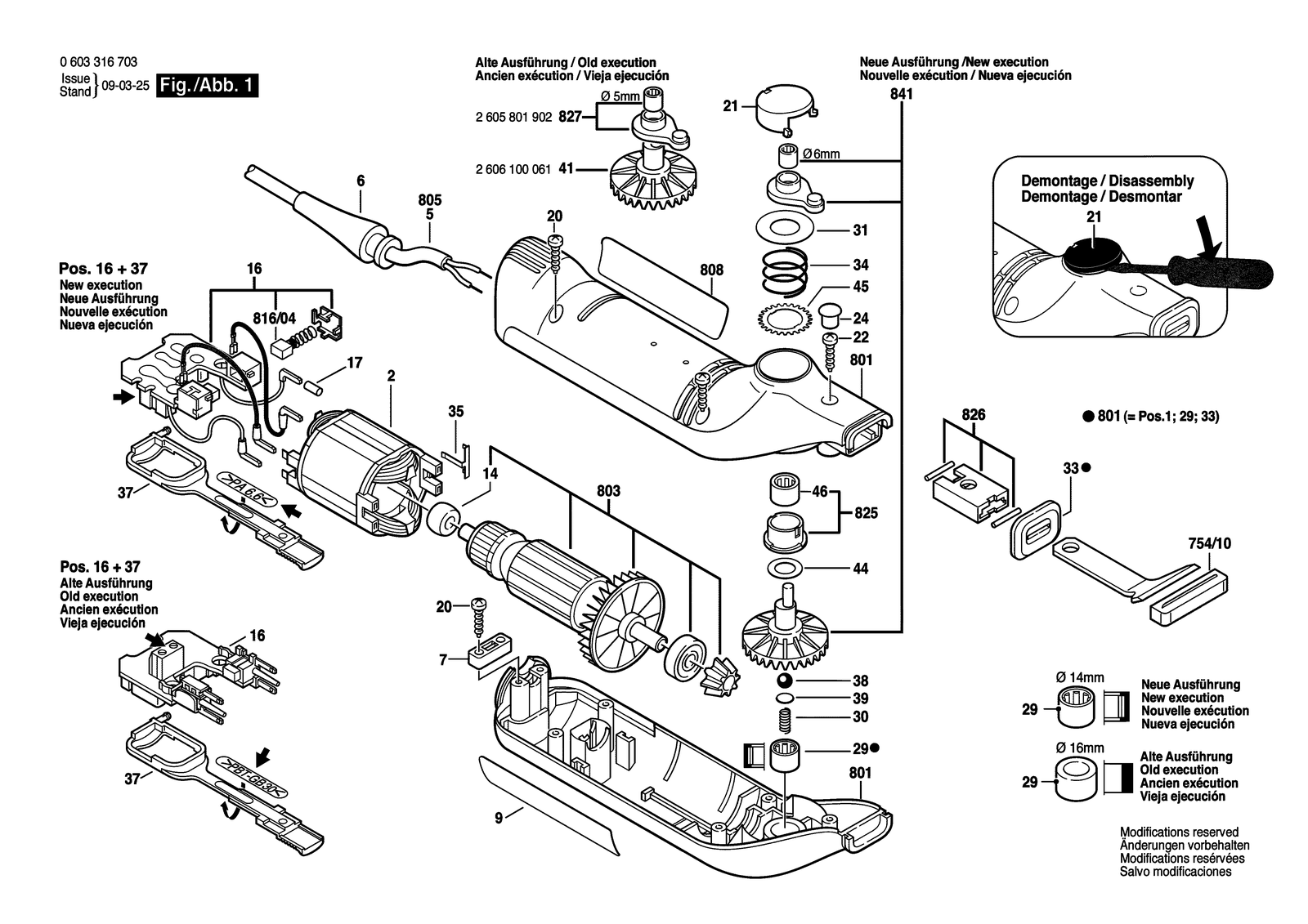 Bosch PSE 180 E parts diagram, sheet 1
