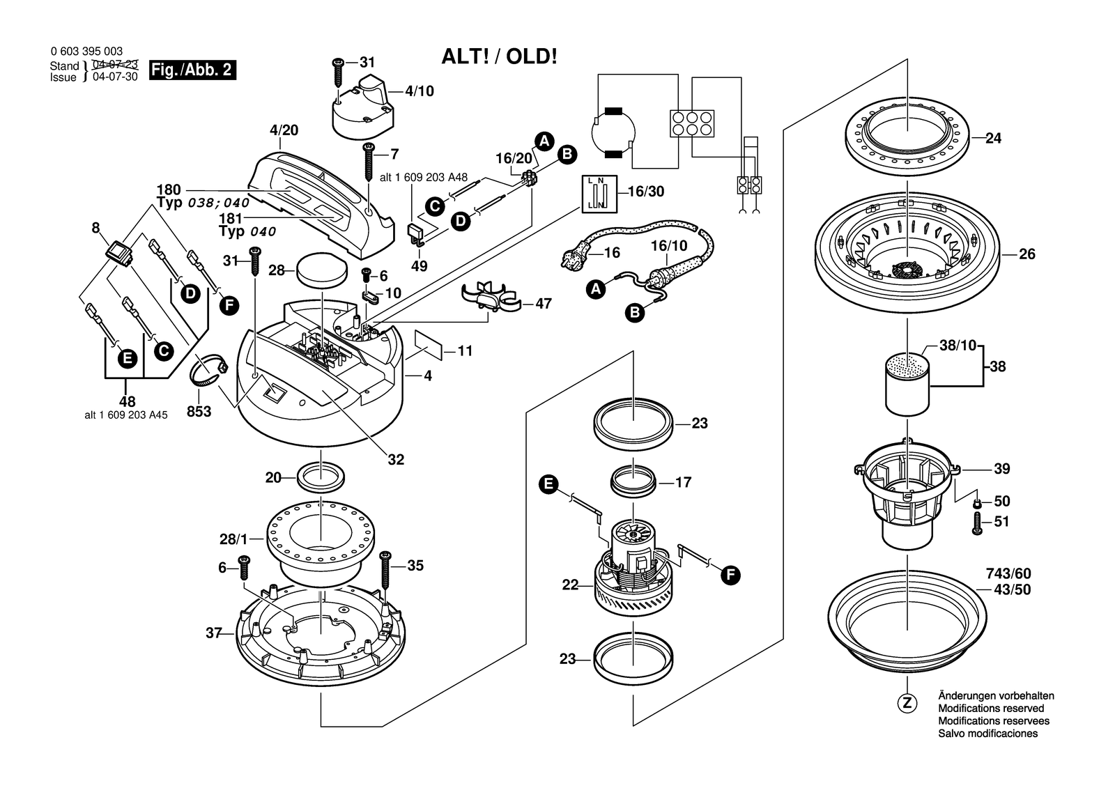 Bosch PAS 11-21 parts diagram, sheet 2