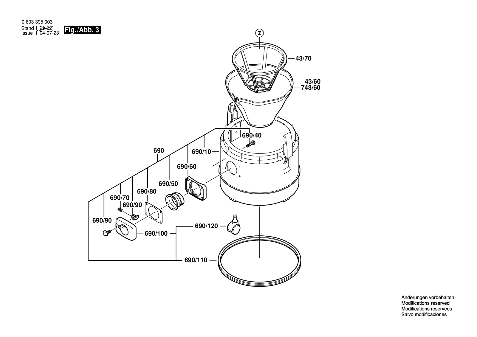 Bosch PAS 11-21 parts diagram, sheet 3