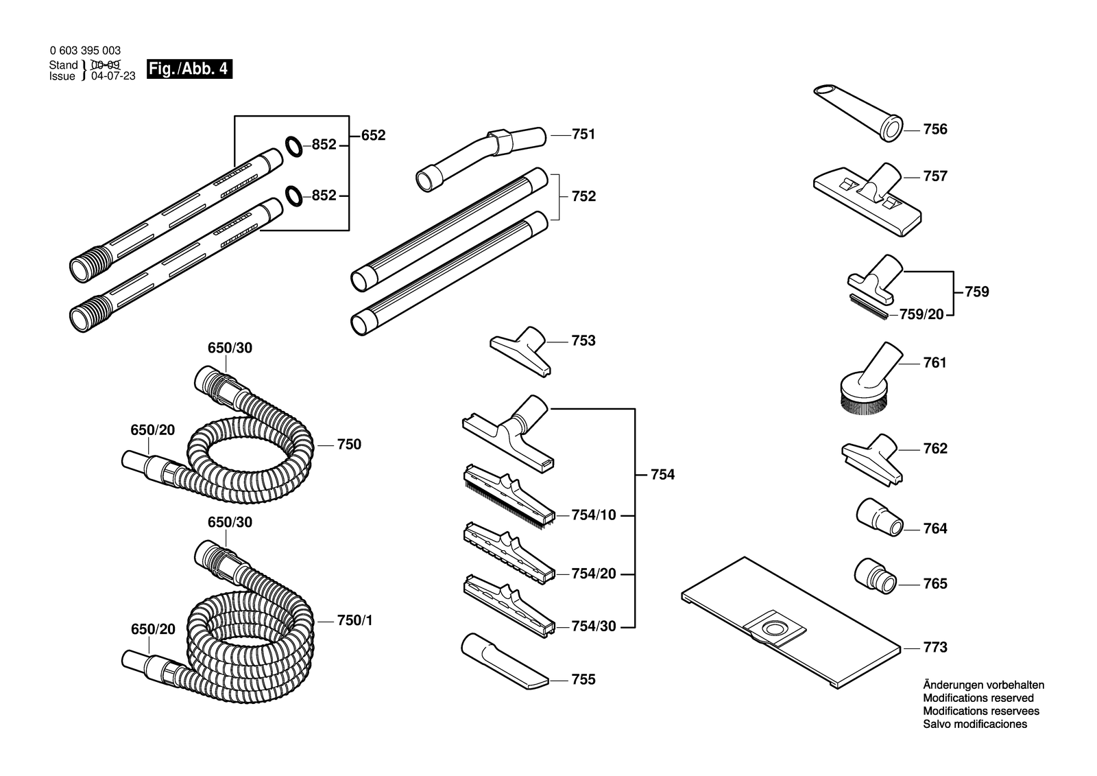 Bosch PAS 11-21 parts diagram, sheet 4