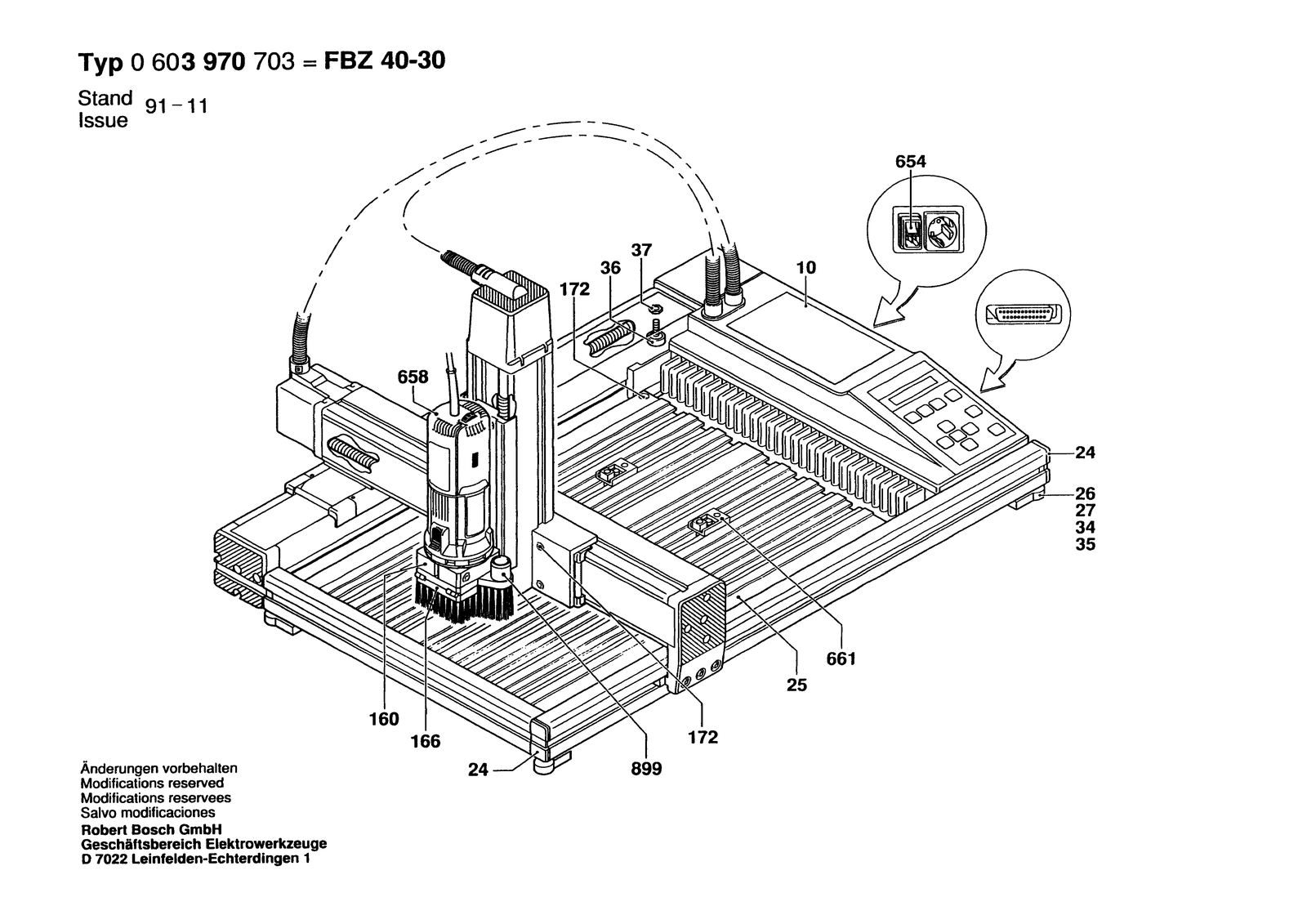 Bosch FBZ 40-30 parts diagram, sheet 2