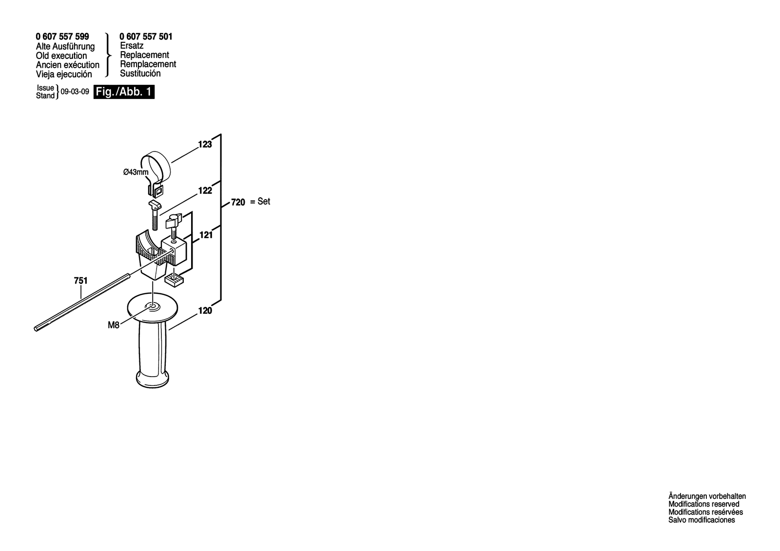 Bosch DBH 740 parts diagram, sheet 2