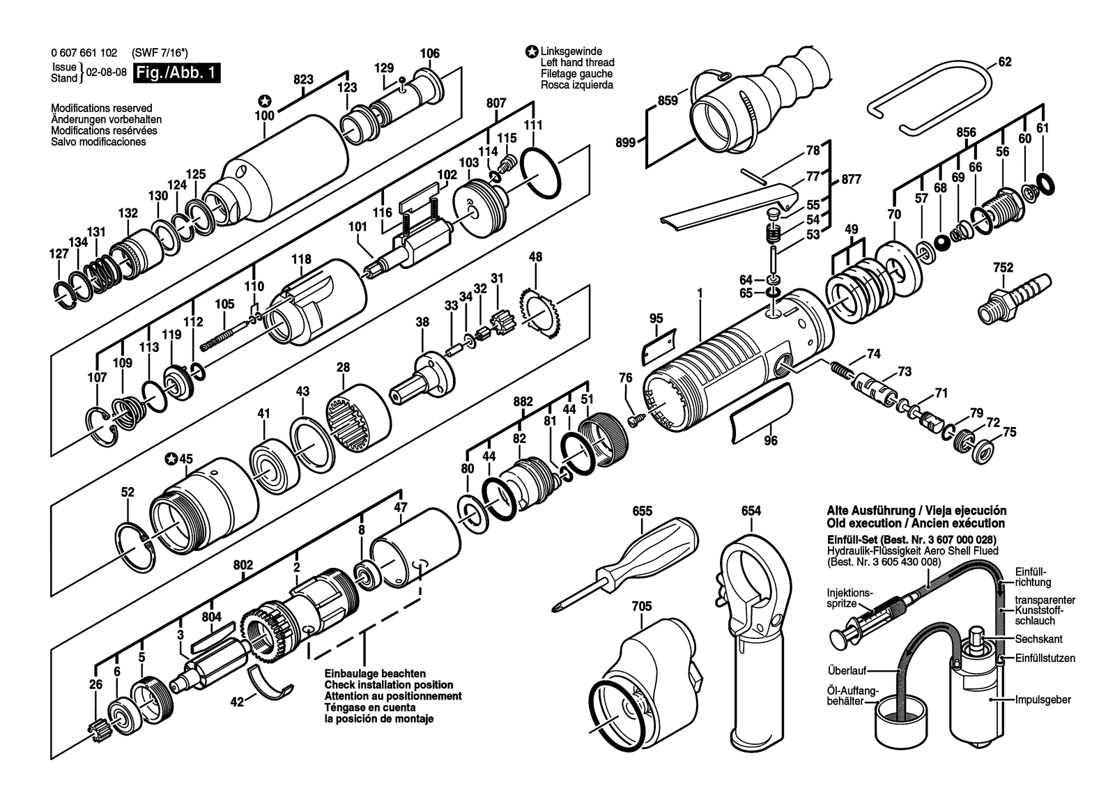 Bosch SRG/IP-0A35 parts diagram, sheet 1