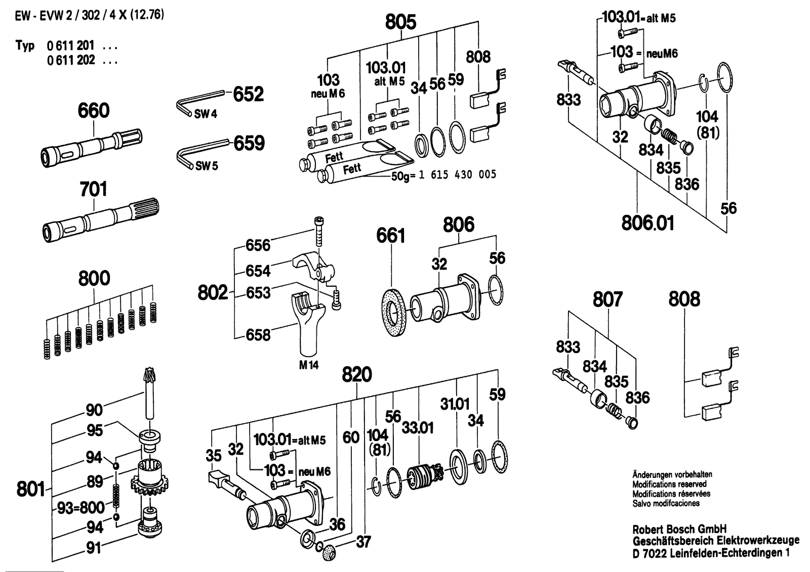 Bosch 0611201001 parts diagram, sheet 3