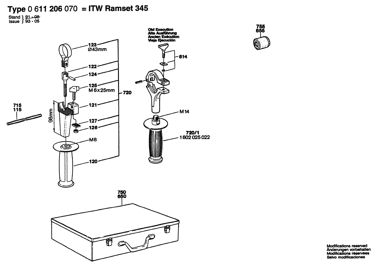 Bosch 345 parts diagram, sheet 2