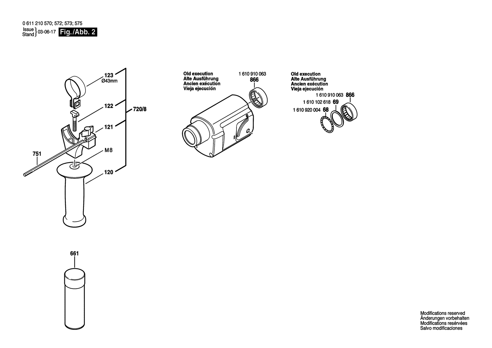 Bosch 321 parts diagram, sheet 2