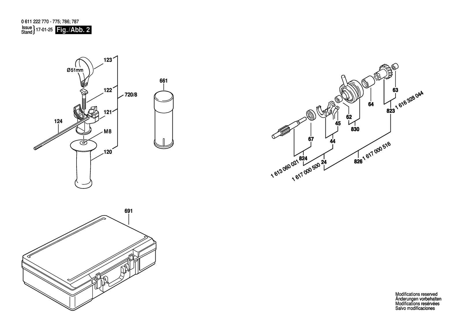 Bosch 335 parts diagram, sheet 2