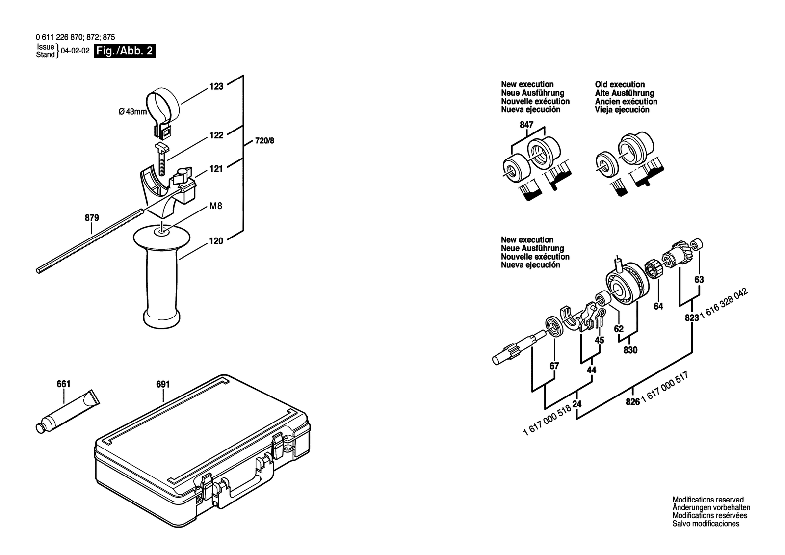 Bosch 322 parts diagram, sheet 2